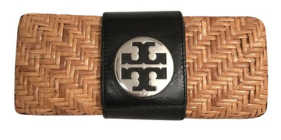 tory burch rattan clutch